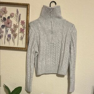Quarter zip sweater